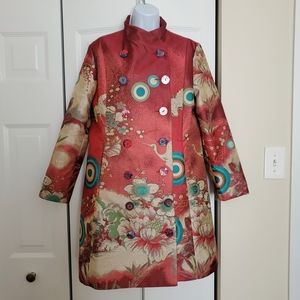 DESIGUAL jacquard coat EU 44/US 10 or 12